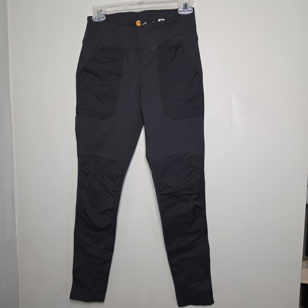 Carhartt Force Utility Leggings Womens XS Black Slim Fit‎ Work Pants Reinforced